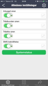 Gripen Guard app siren